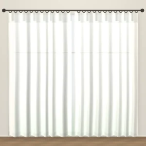 Cream White Forever Linen Sheer DF 231-15