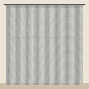 Dove Grey heavy linen sheer curtain DF 608-03