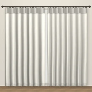 Dove Grey Rustic Linen linen curtain DF 204-19