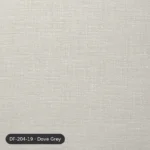 Dove Grey Rustic Linen linen curtain DF 204-19 fabric swatch