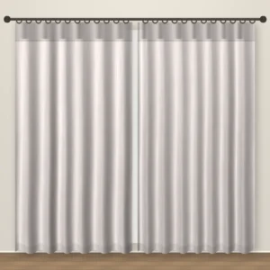 Dove Grey Simply Linen Curtain DF 212-19