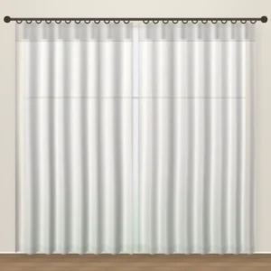 Dove Grey Tweed Linen Sheer DF 360-46