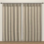 Driftwood Check Artesia Linens linen curtain DF 239-42