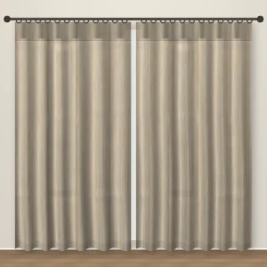 Driftwood Check Artesia Linens linen curtain DF 239-42