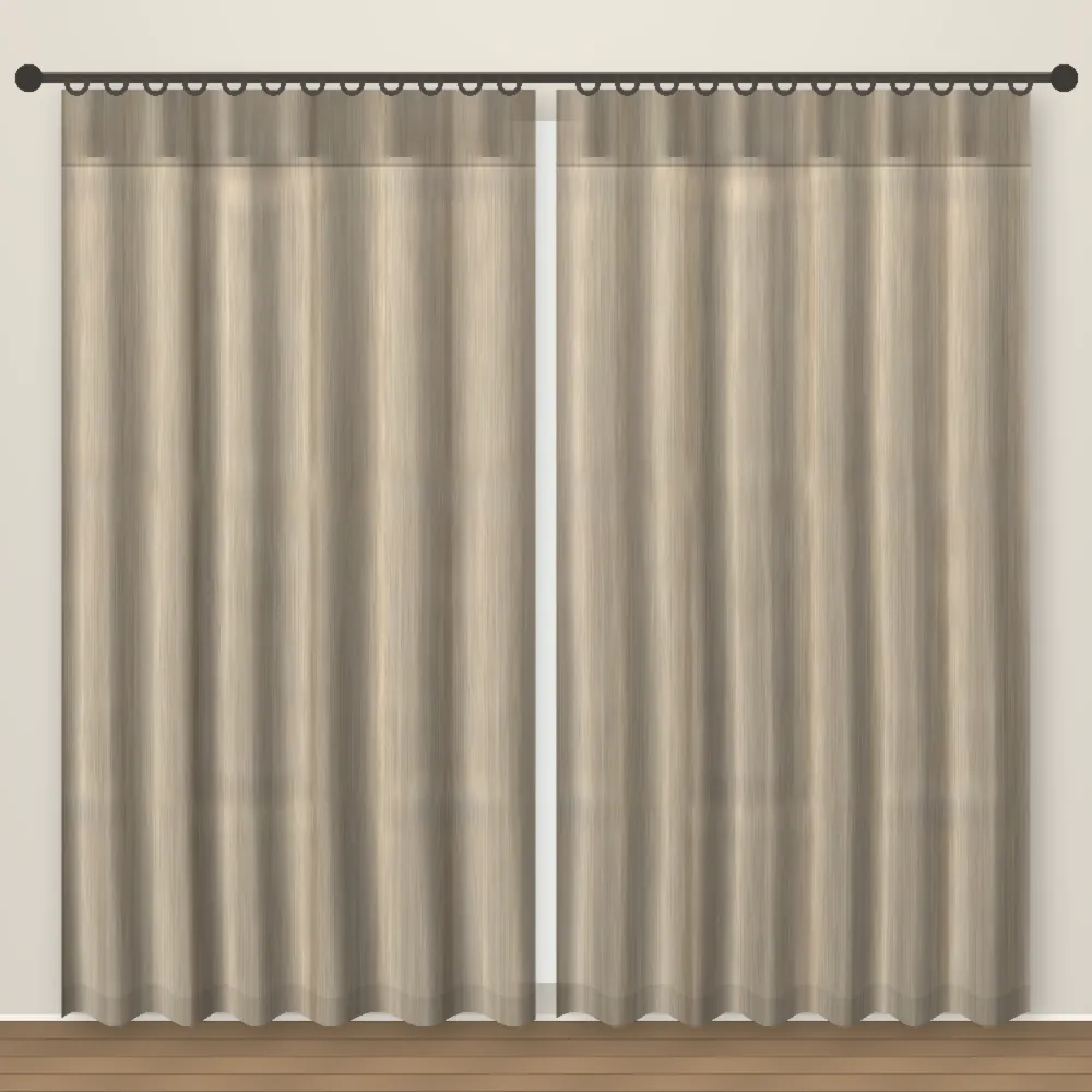 Driftwood Check Artesia Linens linen curtain DF 239-42