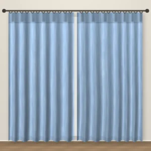 Dusty Blue Simply Linen Curtain DF 212-25