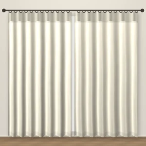 Ecru Rustic Linen linen curtain DF 204-42