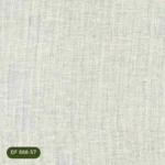 Ecru textured sheer curtain DF 888-57 fabric swatch close-up
