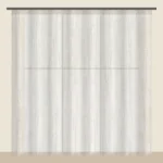 Ecru voile sheer curtain DF 260-37