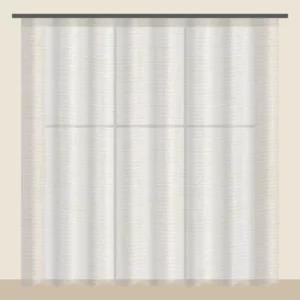 Ecru voile sheer curtain DF 702-04