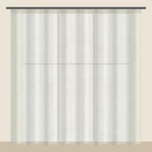 Ecru voile sheer curtain DF 702-54