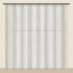 Ecru voile sheer curtain DF 888-11