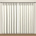 Eggshell Check Artesia Linens linen curtain DF 239-02