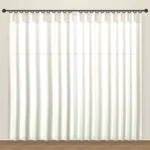 Eggshell Simply Linens linen sheer curtain DF 212-49