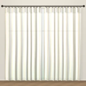 Eggshell Stripe Luxe Linen Sheer DF 207-27