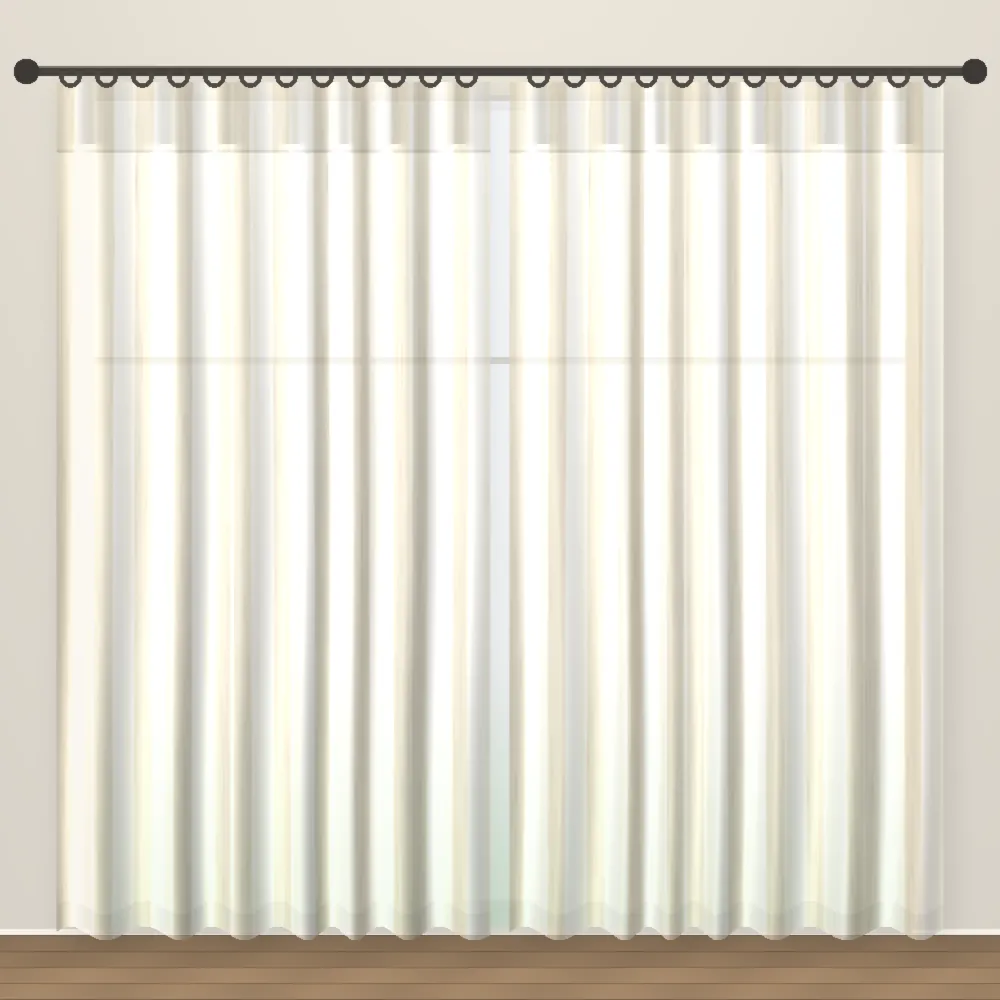 Eggshell Stripe Luxe Linen Sheer DF 207-27