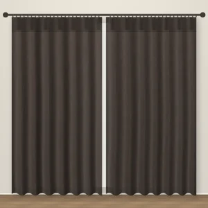Espresso La Mode Linen Curtain DF 351-48