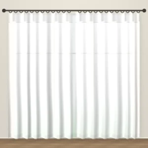 Feather White Luxe Linens linen sheer curtain DF 207-38