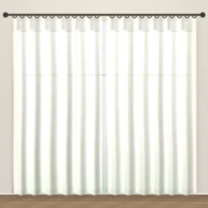 Flecked Ivory Luxe Linens linen sheer curtain DF 207-34