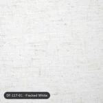 Flecked White Timeless blackout curtain DF 117-01 fabric swatch