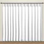 Frost White Luxe Linens linen curtain DF 207-30