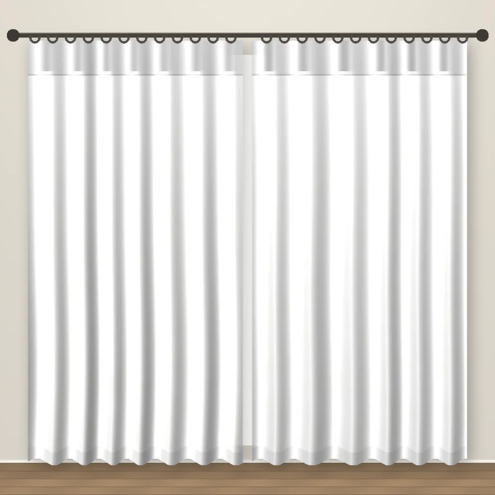 Frost White Luxe Linens linen curtain DF 207-30
