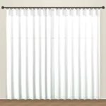 Gauze White Luxe Linens linen sheer curtain DF 207-46