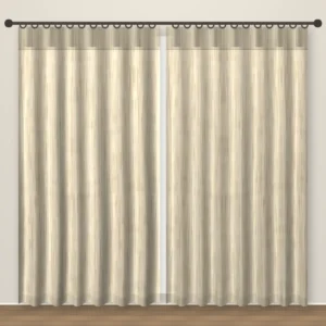 Golden Sand Plush blackout curtain DF 122-10
