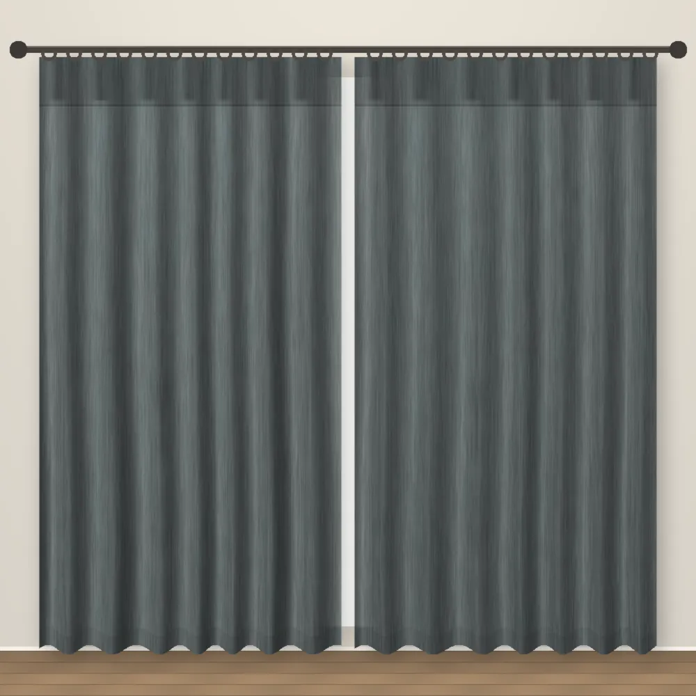 Graphite Natura Linen linen curtain DF 222-51