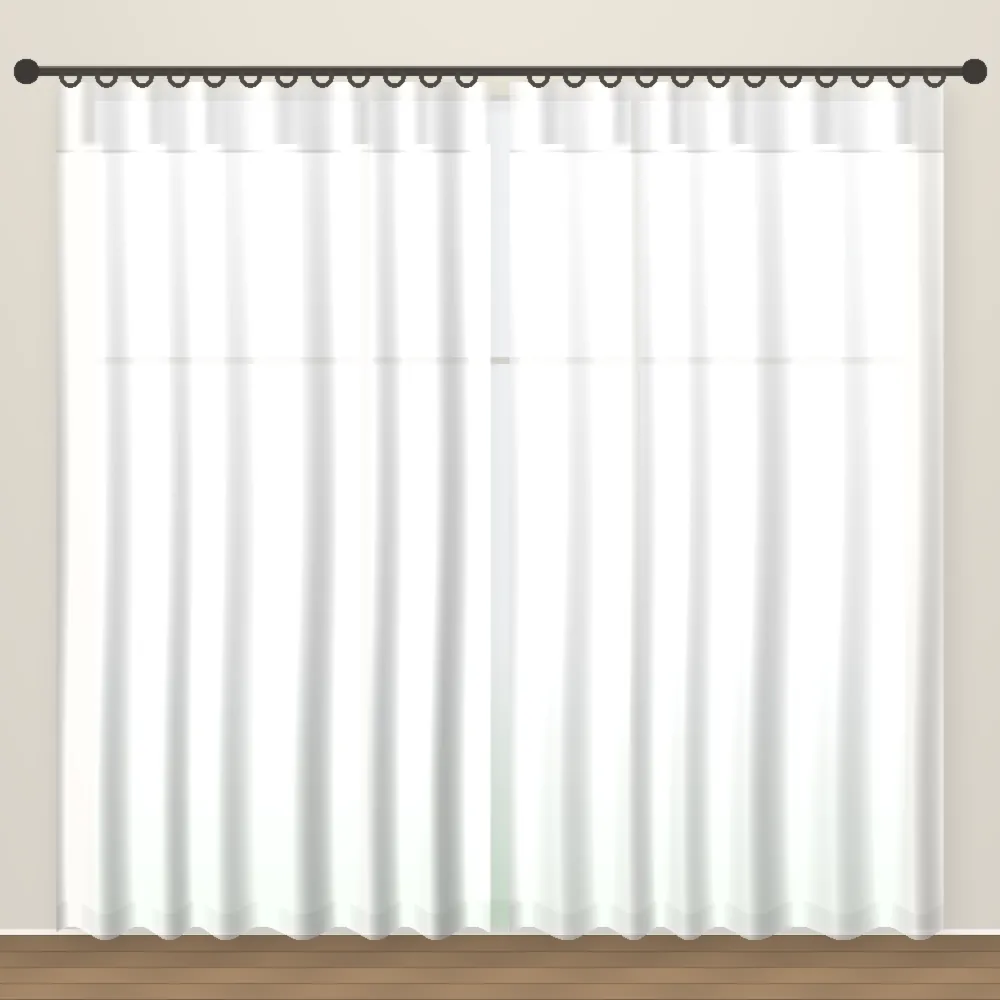 Ice White Forever Linen Sheer DF 231-37