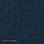 Ink Blue Natura Linen linen curtain DF 222-54 fabric swatch