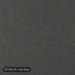 Iron Grey La Mode Linens linen curtain DF 351-49 fabric swatch