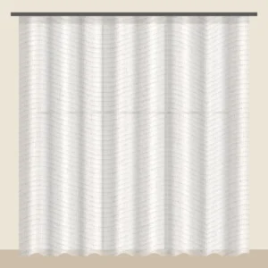 Ivory Cream heavy linen sheer curtain DF 607-01