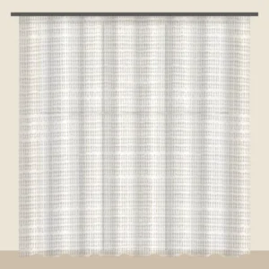 Ivory Cream textured sheer curtain DF 702-03