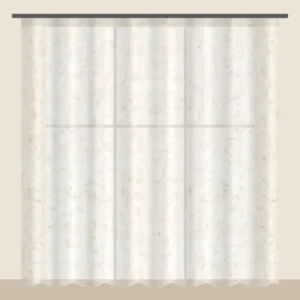 Ivory Cream voile sheer curtain DF 888-61