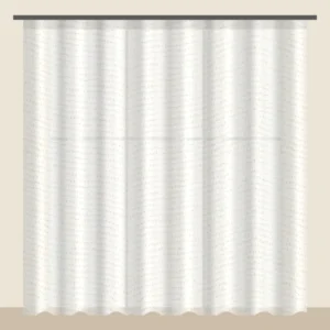 Ivory heavy linen sheer curtain DF 607-02