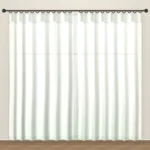Ivory Simply Linens linen sheer curtain DF 212-44