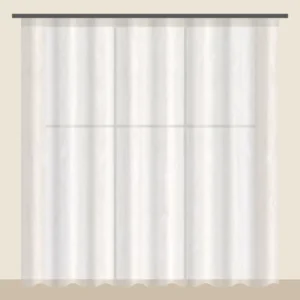Ivory voile sheer curtain DF 888-60