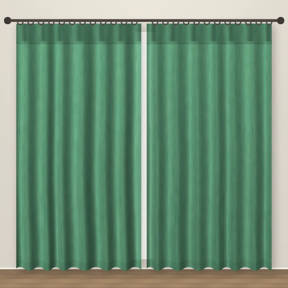 Jade Natura Linen Curtain DF 222-45