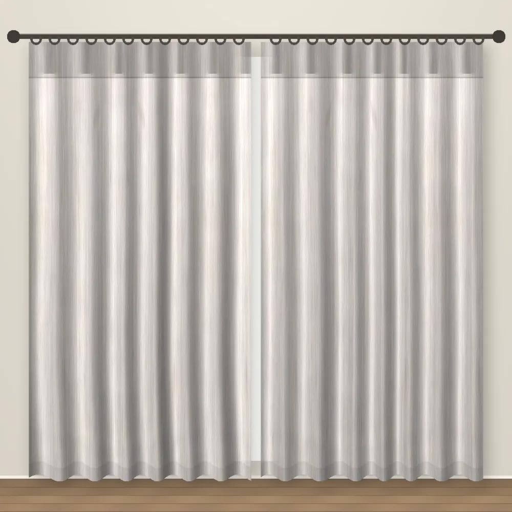 Lavender Grey Artesia Linens linen curtain DF 239-31