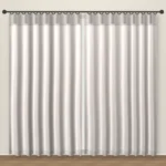 Lavender Grey Simply Linen Curtain DF 212-18