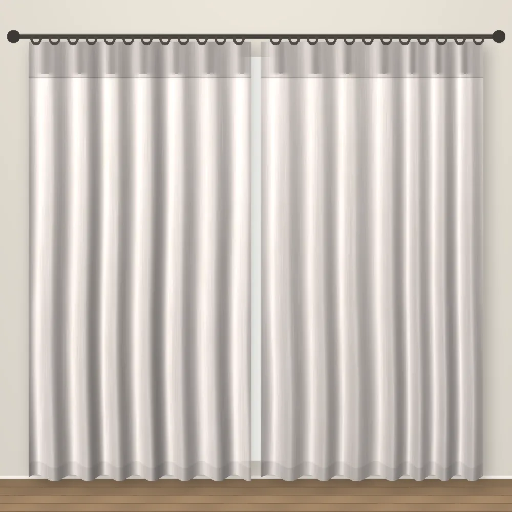 Lavender Grey Simply Linen Curtain DF 212-18