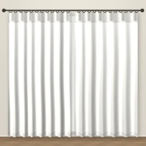 Lily White Simply Linen Curtain DF 212-12