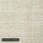 Linen Beige Plush blackout curtain DF 122-03 fabric swatch