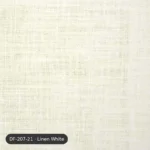 Linen White Luxe Linen Curtain DF 207-21 fabric swatch