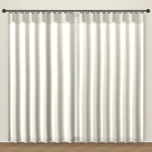 Linen White Rustic Linen linen curtain DF 204-31