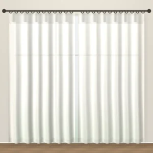 Linen White Simply Linens linen sheer curtain DF 212-13