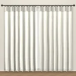 Linen White Tweed Linens linen curtain DF 360-14