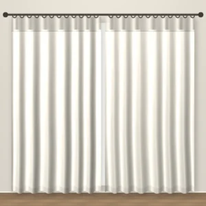 Magnolia Rustic Linen Curtain DF 204-01
