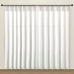 Magnolia Tweed Linens linen sheer curtain DF 360-31